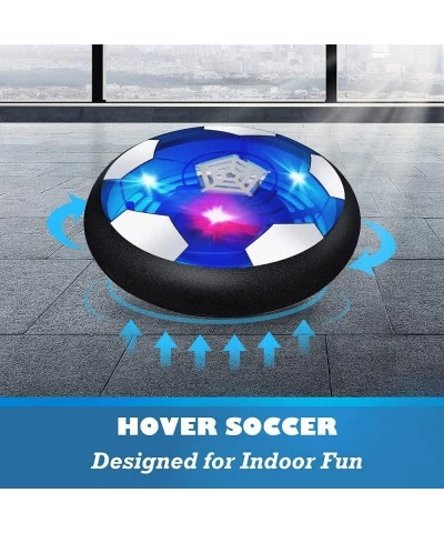 Kids Toys Hover Soccer Ball Rechargeable Stocking Stuffers for Kids Indoor Games with Flashing Light for Christmas Halloween ...