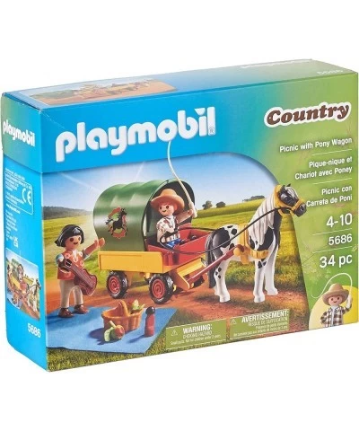 Picnic with Pony Wagon Playset $26.21 Play Figure Playsets