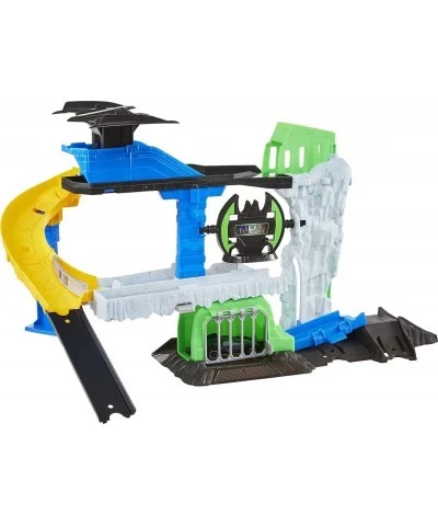 DC Batcave Playset with Batman Character Car Storage Replica of the Batcave from the Batman Movie Gift for Kids 4 to 8 Years ...