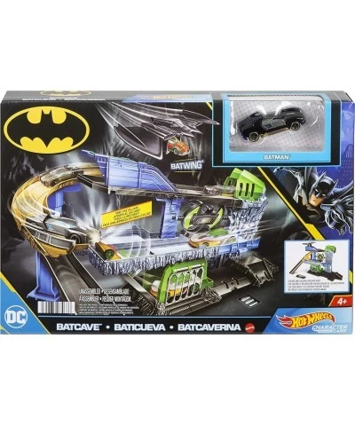 DC Batcave Playset with Batman Character Car Storage Replica of the Batcave from the Batman Movie Gift for Kids 4 to 8 Years ...