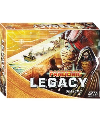 Pandemic Legacy Season 2 Yellow Edition Board Game | Board Game for Adults and Family | Cooperative Board Game | Ages 13+ | 2...