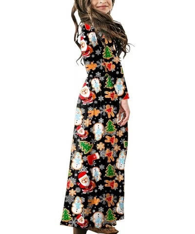 Girls Floor Length Maxi Dress with Pockets 5-14 Years $32.74 Kids' Costumes