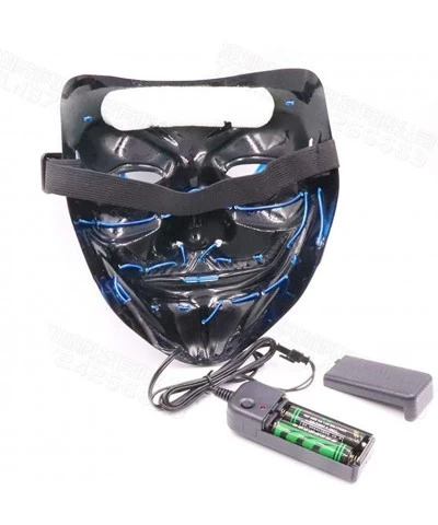 Halloween Purge Mask LED Light Up - Scary Mask for Festival Cosplay Halloween Costume Festival Masquerade Party Face Cover $1...