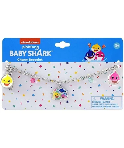 Bracelet Set - Baby Shark Jewelry For Girls Bundle with Charm Bracelet Finding Dory Stickers & More (Baby Shark Accessories) ...