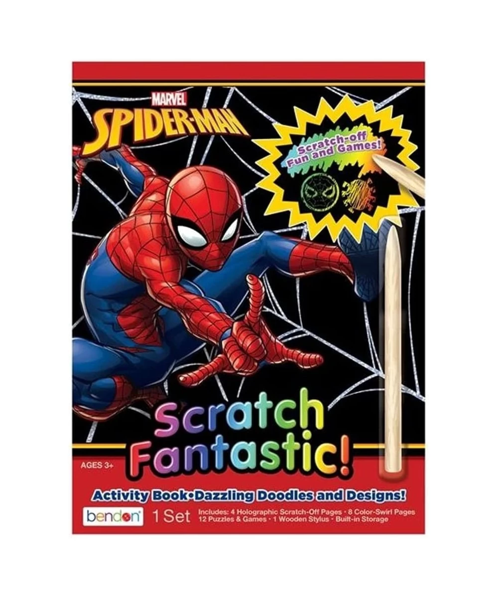 Spiderman Scratch Off Fantastic Activity Book $15.80 Kids' Drawing & Writing Boards