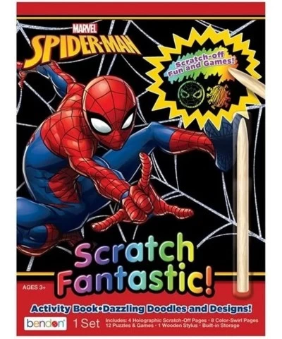 Spiderman Scratch Off Fantastic Activity Book $15.80 Kids' Drawing & Writing Boards