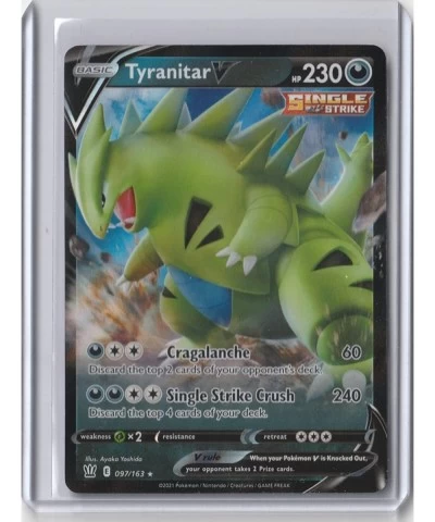 Tyranitar V - 097/163 - Ultra Rare $12.71 Card Games