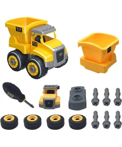 Store STEM Construction Building Toy – Drill Construction Truck Toys for Kids Take Apart Toys for 3-Year-Old and Up | Truck T...