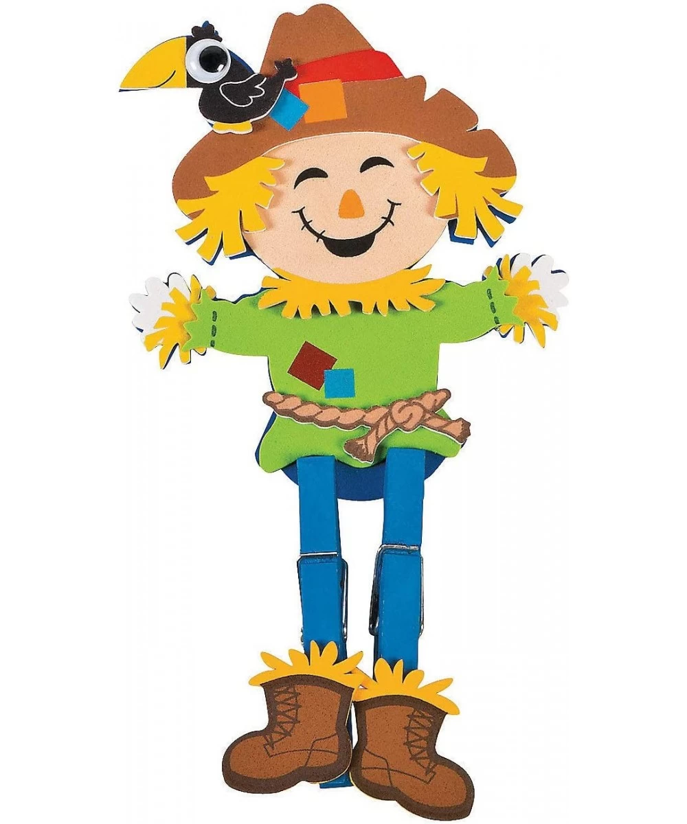 Scarecrow Clothespin Craft Kit -12 - Crafts for Kids and Fun Home Activities $39.33 Kids' Drawing & Writing Boards