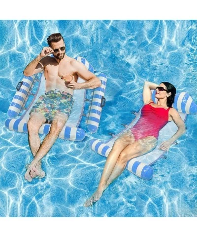 Pool Float Hammock & Water Hammock Lounges Pool Floats to Detachable Multi-Purpose Inflatable Pool Floats for Adults for Pool...