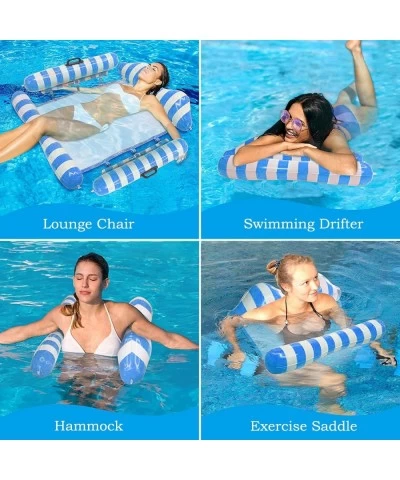 Pool Float Hammock & Water Hammock Lounges Pool Floats to Detachable Multi-Purpose Inflatable Pool Floats for Adults for Pool...