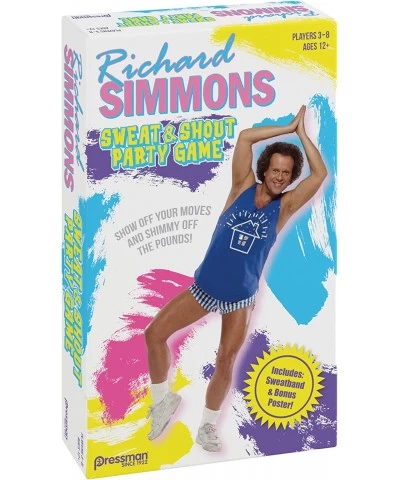 Richard Simmons: Sweat & Shout Party Game - The Show Off Your Moves & Shimmy Off The Pounds Game $33.92 Board Games