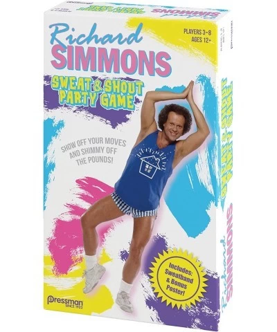 Richard Simmons: Sweat & Shout Party Game - The Show Off Your Moves & Shimmy Off The Pounds Game $33.92 Board Games