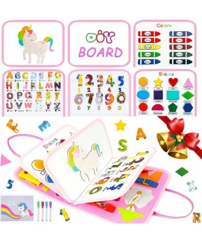 Busy Board Montessori Toys Toddlers Busy Board Montessori Busy Board Toys for Girls Birthday Gift 25 Activities Pink $33.56 E...