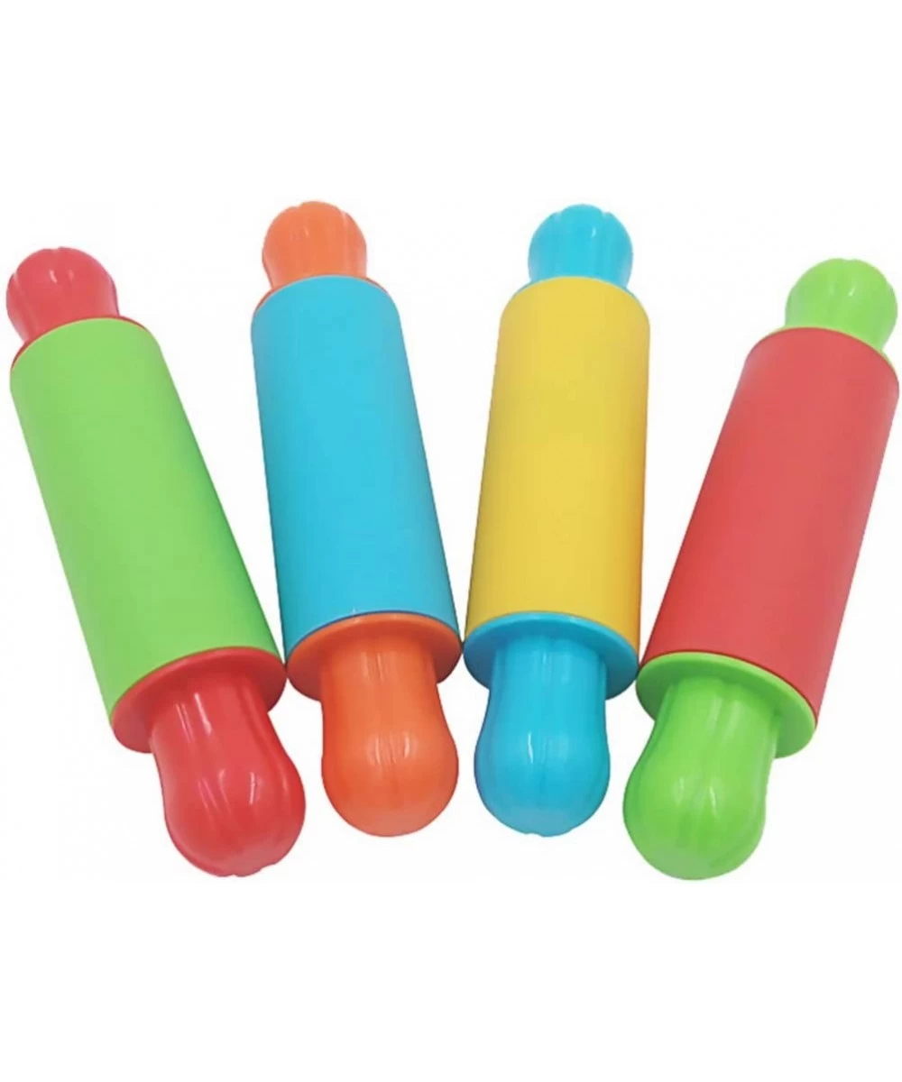 4pcs Clay Rolling Pin Soft Clay Plasticine Dough Modelling Roller Sticks Children Clay and Dough Playing Tools Kids Playdough...