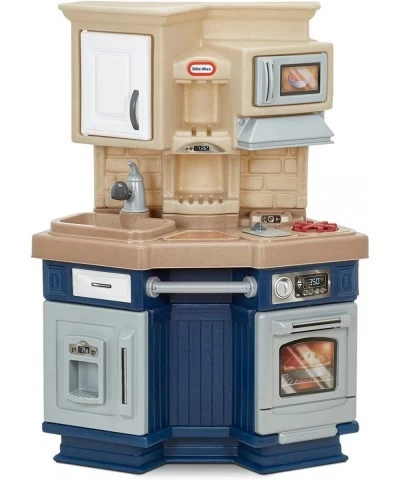 Super Chef Kitchen Blue & Cream 14.00 l x 28.00 w x 40.00 h inches $139.04 Toy Kitchen Products