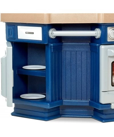 Super Chef Kitchen Blue & Cream 14.00 l x 28.00 w x 40.00 h inches $139.04 Toy Kitchen Products