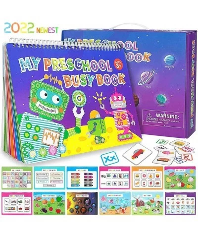 Busy Book Montessori Toys for Toddlers Preschool Learning Activities for Kids Autism Educational Learning Book with 12 Themes...