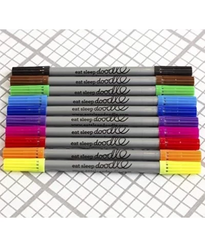 Original Doodle Wash-Out Fabric Marker Set (Pack of 10) Double-Ended Felt Tip Markers: Classic Colors $17.67 Kids' Drawing & ...