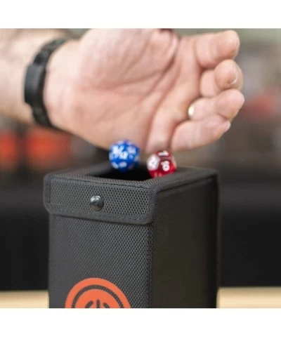 Protective Dice Case (Black) & Nesting Dice Tray with Folding Dice Tower for Boardgames and RPG's! $65.54 Game Accessories