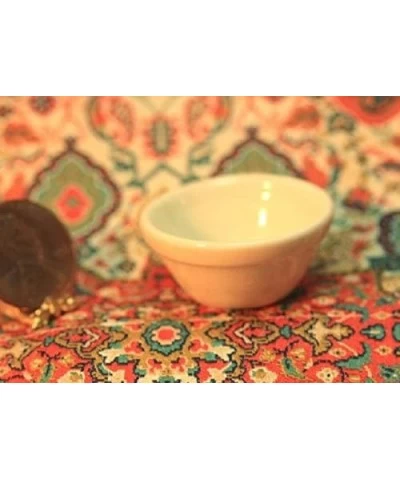 "Stoneware Look Mixing Bowl in Creme $17.31 Dollhouse Accessories