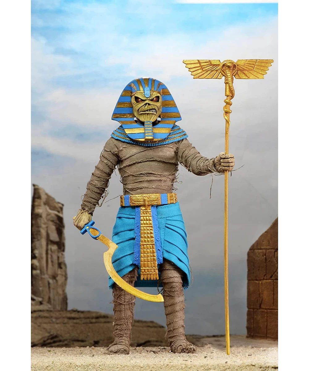 Iron Maiden - 8” Clothed Action Figure – Powerslave Pharaoh $72.81 Action Figures