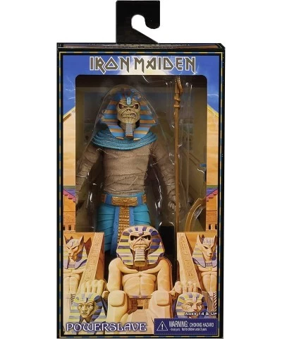 Iron Maiden - 8” Clothed Action Figure – Powerslave Pharaoh $72.81 Action Figures