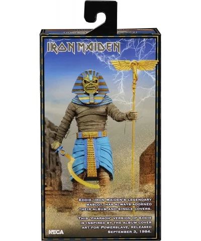 Iron Maiden - 8” Clothed Action Figure – Powerslave Pharaoh $72.81 Action Figures