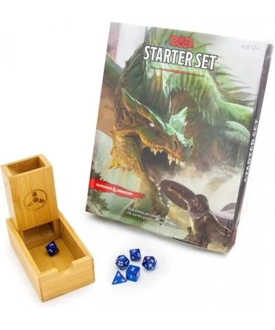 Bamboo Dice Tower - Premium Dice Rolling Tower and Tray for RPGs and Board Games $34.79 Game Accessories