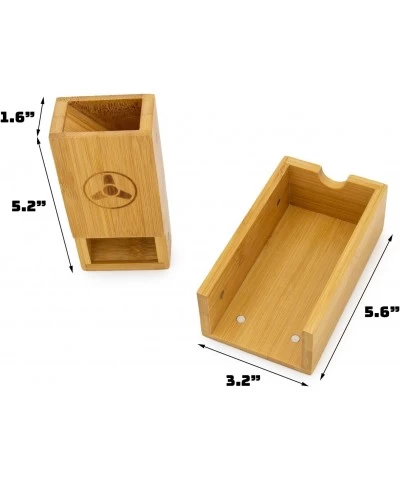 Bamboo Dice Tower - Premium Dice Rolling Tower and Tray for RPGs and Board Games $34.79 Game Accessories