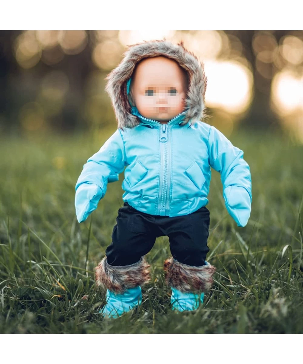 15 Inch Baby Doll Clothes Blue Snow Suit Jacket Pants Mittens and Boots Intended for BIitty Baby Dolls $39.43 Doll Accessories