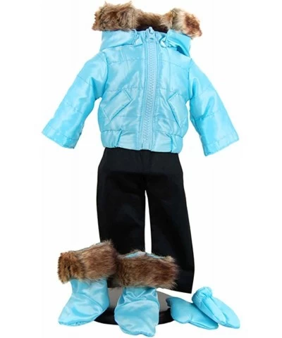 15 Inch Baby Doll Clothes Blue Snow Suit Jacket Pants Mittens and Boots Intended for BIitty Baby Dolls $39.43 Doll Accessories