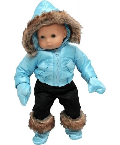 15 Inch Baby Doll Clothes Blue Snow Suit Jacket Pants Mittens and Boots Intended for BIitty Baby Dolls $39.43 Doll Accessories