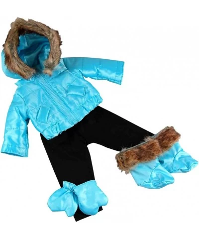 15 Inch Baby Doll Clothes Blue Snow Suit Jacket Pants Mittens and Boots Intended for BIitty Baby Dolls $39.43 Doll Accessories