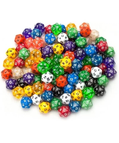 Polyhedral RPG Dice from D4 to D20| Role Playing Game Dice| D&D Dice in Random Colors| D20 Polyhedral - 100 Pack $51.71 Game ...