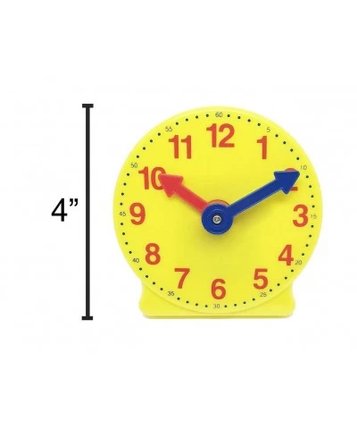 Mini Geared Clock Telling Time Teaching Clock Learn to Tell Time Clock Analog Learning Clock Clock for Kids Learning to Tell ...