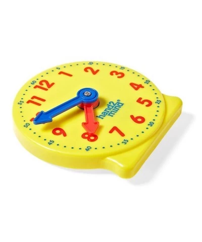 Mini Geared Clock Telling Time Teaching Clock Learn to Tell Time Clock Analog Learning Clock Clock for Kids Learning to Tell ...