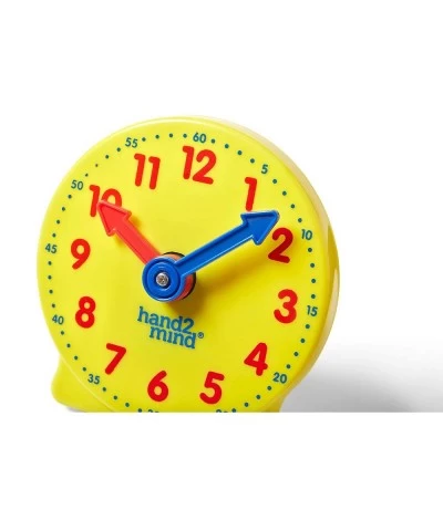 Mini Geared Clock Telling Time Teaching Clock Learn to Tell Time Clock Analog Learning Clock Clock for Kids Learning to Tell ...