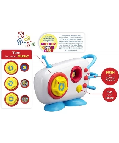 Mother Goose Club Mini Boom Box Toy 7 Favorite Kids Songs Built in Silly Sound Effects & More Fun Easy to Use or Present $28....