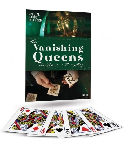 The Vanishing Queens Card Trick $25.77 Magic Kits & Accessories