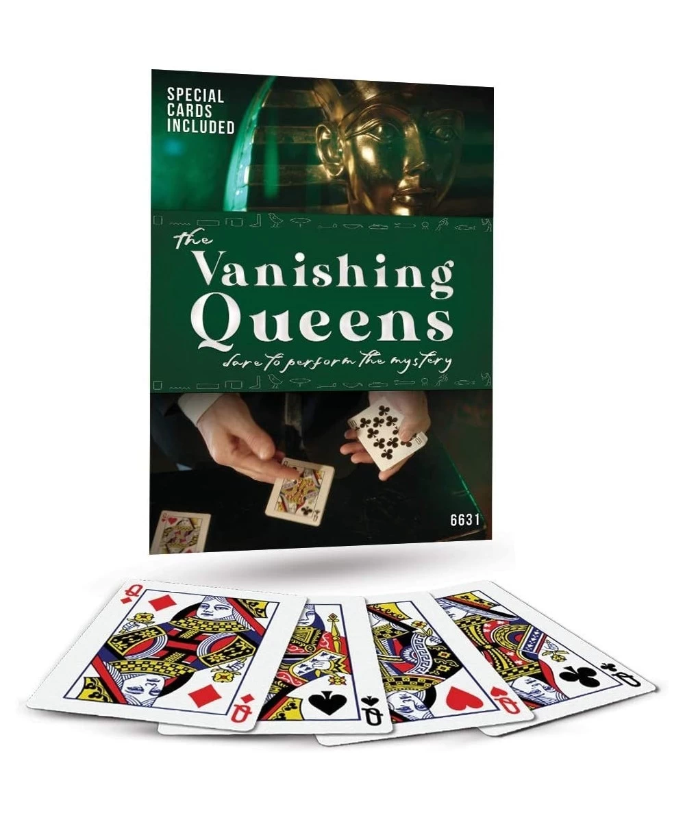 The Vanishing Queens Card Trick $25.77 Magic Kits & Accessories