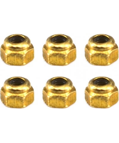 Professional Fingerboard Lock Nuts Nylon Insert Gold (Pack of 6) $17.42 Finger Toys