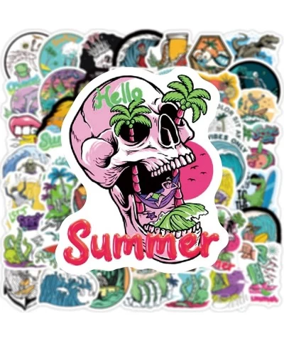 Surfing Stickers for Water Bottles Laptop Skateboard 50pcs Summer Beach Stickers for Kids Teens $12.46 Kids' Stickers