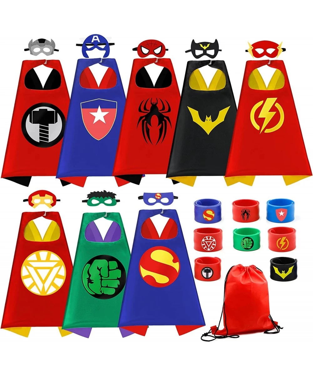 Kids Superhero Capes Set Costume with Wristbands Toys for Birthday Party Christmas Gift (8PCS Kids Superhero Capes) $47.40 Ki...