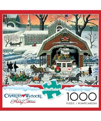 Charles Wysocki - TWAS' The Twilight Before Christmas - 1000 Piece Jigsaw Puzzle $25.91 Jigsaw Puzzles