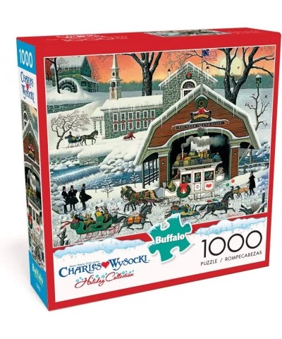 Charles Wysocki - TWAS' The Twilight Before Christmas - 1000 Piece Jigsaw Puzzle $25.91 Jigsaw Puzzles