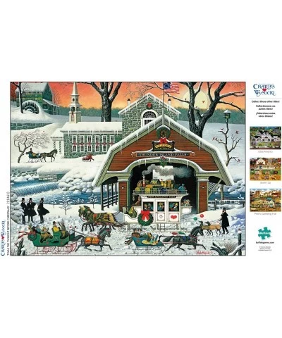 Charles Wysocki - TWAS' The Twilight Before Christmas - 1000 Piece Jigsaw Puzzle $25.91 Jigsaw Puzzles