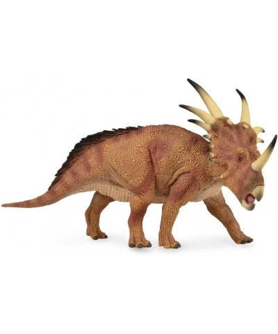 Prehistoric Life Styracosaurus - Deluxe Vinyl Toy Dinosaur Figure $31.11 Kids' Play Dinosaur & Prehistoric Creature Figures