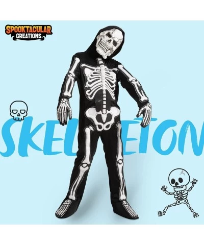 Child Boy Scary creepy skeleton costume (Small (5-7yr)) $32.66 Kids' Costumes