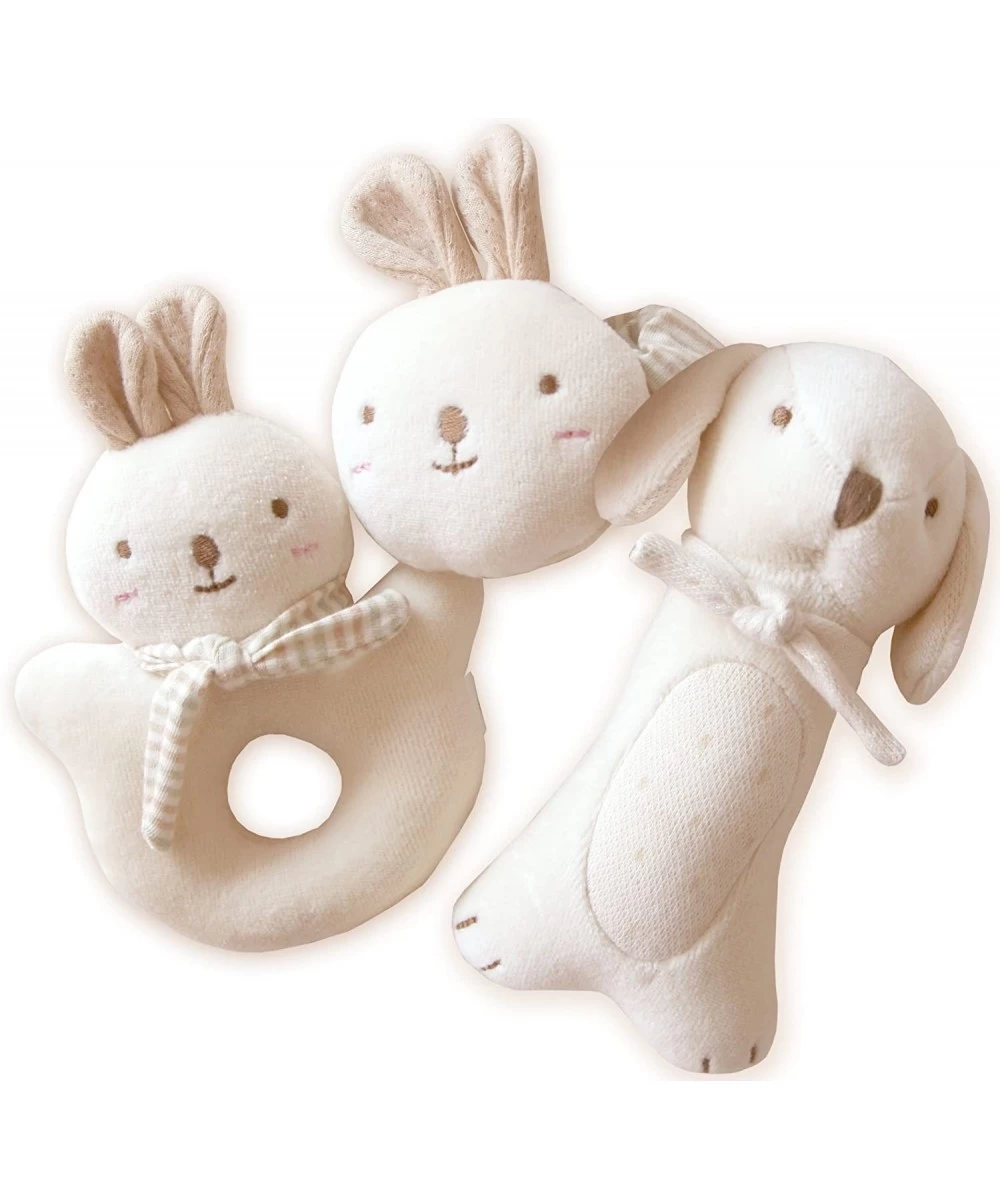 Baby First Friends Stuffed Animals (Puppy & Baby Rabbit Rattle Set) Attachment Doll for Baby $34.53 Plush Figure Toys